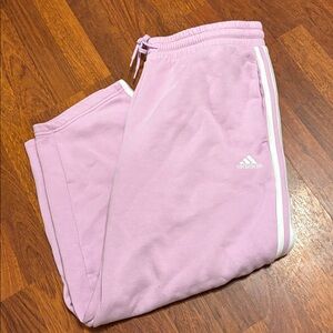 Adidas Pastel pink pants with pockets